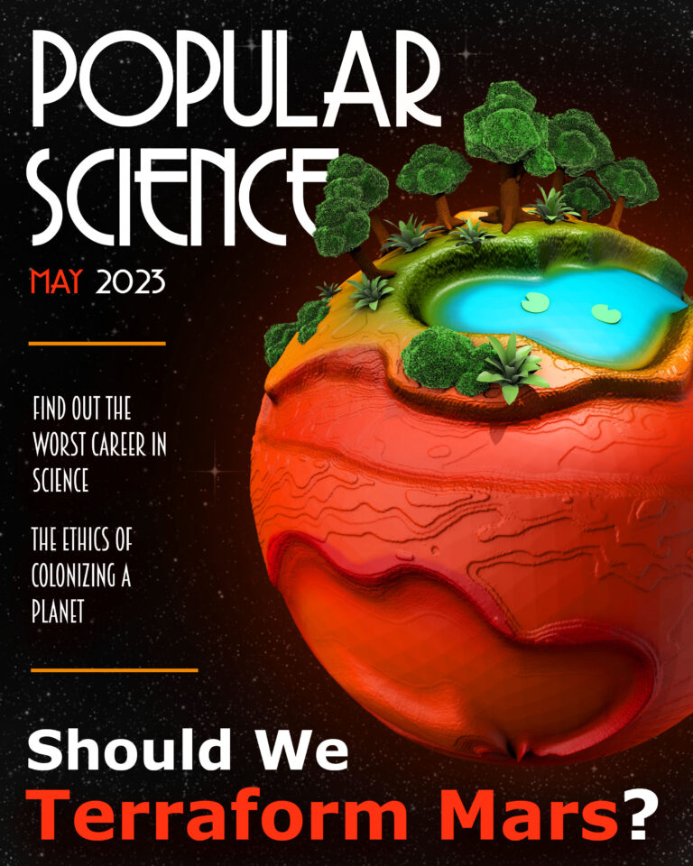 Terraforming Mars 3d Magazine Cover